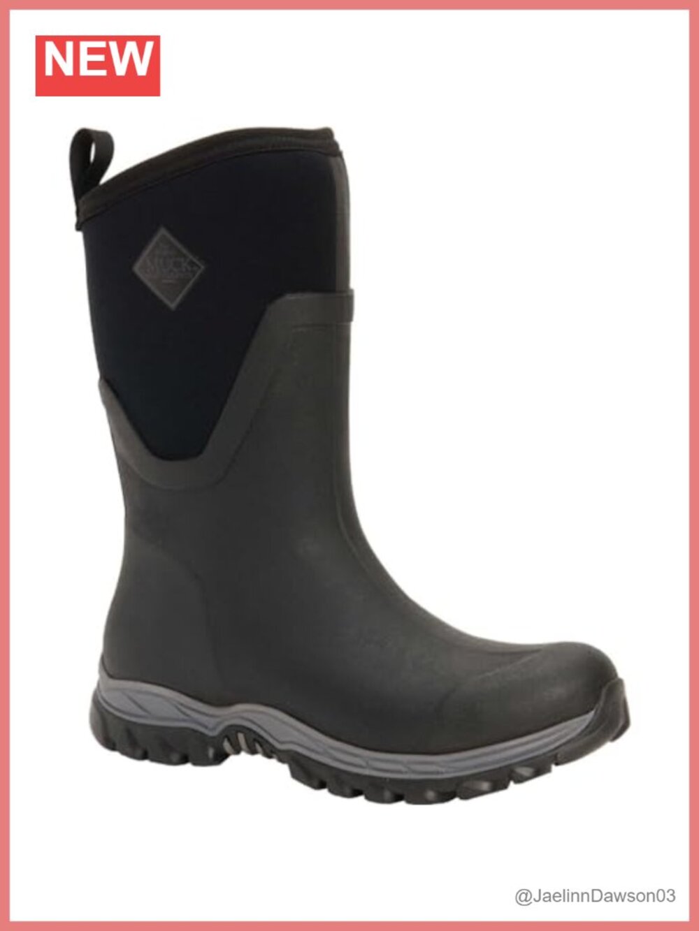 Women's Waterproof Snow Boots, Mid-Calf Pull-On Winter Boots, Fleece Lined,